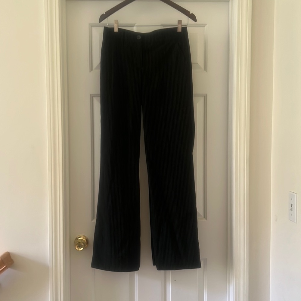 Pin strip dress pants 🤍🖤